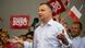 Der polnische Präsident Andrzej Duda bei einer Wahlveranstaltung Der polnische Präsident Andrzej Duda bei einer Wahlveranstaltung