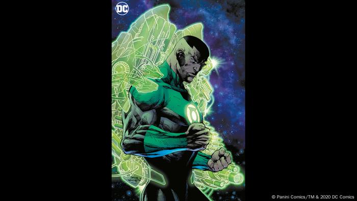 Green Lantern superhero John Stewart (Panini Comics/TM & 2020 DC Comics)