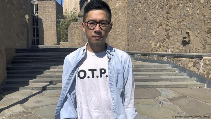 China, Hongkong I Aktivist I Nathan Law (picture-alliance/AP/M. Melia)