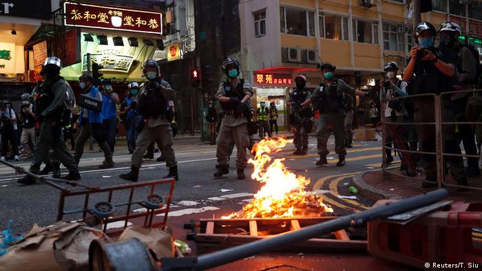 China I Proteste in Hongkong (Reuters/T. Siu)