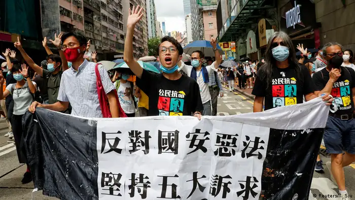 Hongkong | Proteste gegen das nationale Sicherheitsrecht
