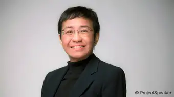 Philippinen Maria Ressa - Filipino Journalist and Autor, CEO Rappler 