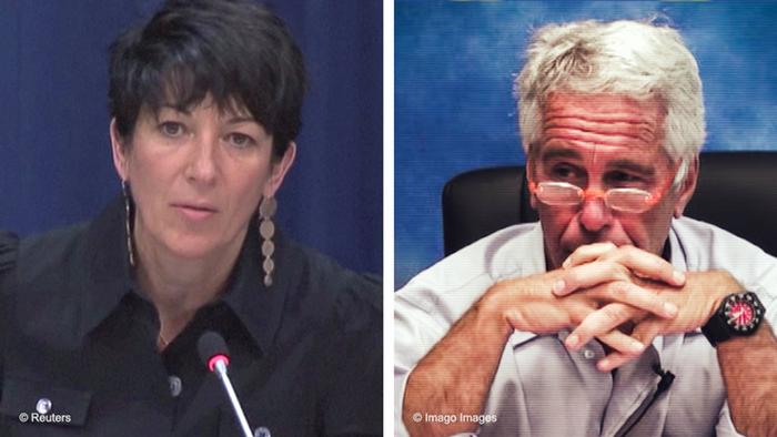Kombild Ghislaine Maxwell und Jeffrey Epstein Kombild Ghislaine Maxwell und Jeffrey Epstein