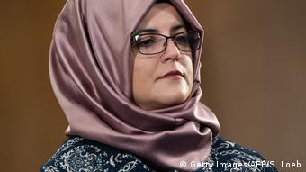 Hatice Cengiz, die Verlobte von Jamal Khashoggi