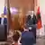 Albanien Pressebild Besuch Avdullah Hoti, Premierminister Kosovo