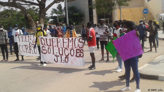 Anfola Luanda Antiregierungsproteste Notstand
