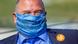 Tourismusminister Harry Glawe trägt eine Maske mit der Aufschrift Mecklenburg-Vorpommern Tourismusminister Harry Glawe trägt eine Maske mit der Aufschrift Mecklenburg-Vorpommern