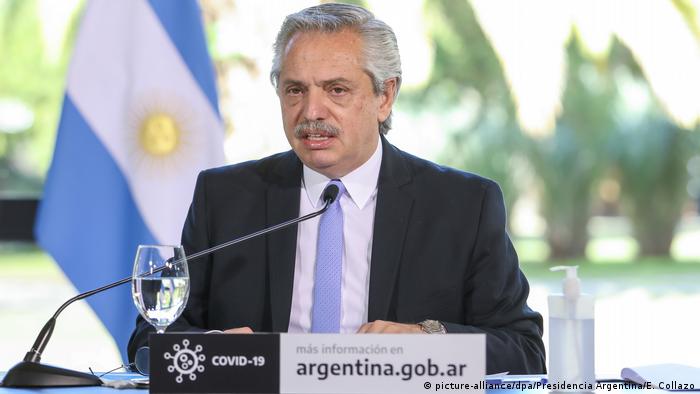 Alberto Fernández, presidente de Argentina.