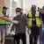Проверка на коронавирус прилетевших итальянском аэропорту 