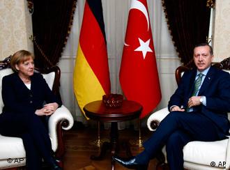 Chancellor Angela Merkel and Turkish Prime Minister Recep Tayyip Erdogan