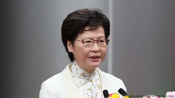 Hongkong China Eröffnung Sicherheitsbüro Carrie Lam