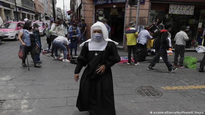 Mexiko City Altstadt Geschäfte Wiedereröffnung Coronakrise