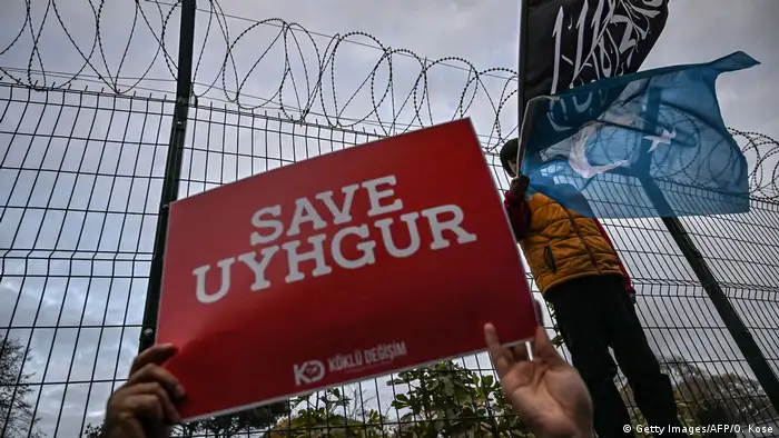 Türkei Protest gegen Uiguren-Politik in China (Getty Images/AFP/O. Kose)