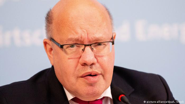 A skeptic of the proposed supply chain law: Germany's Minister of Economic Affairs, Peter Altmaier