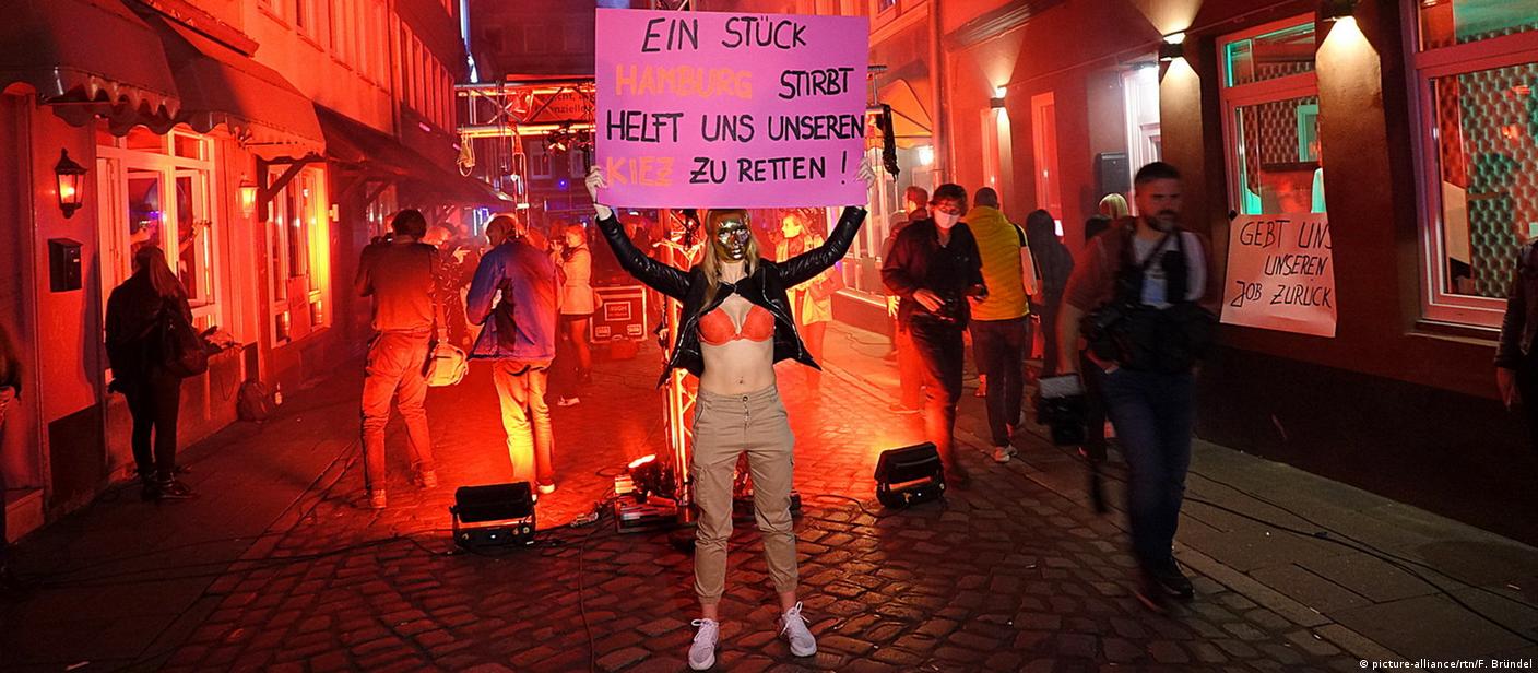 Ledig I navnet Resistente Prostitutes in Hamburg demand right to work amid coronavirus – DW –  07/12/2020
