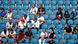 Fans in the stands before the match Fans in the stands before the match