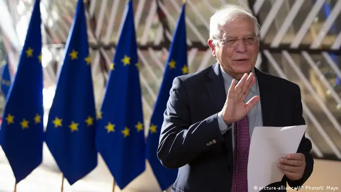 Brüssel Treffen EU Außenminister Josep Borrell