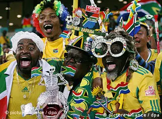 南非世界杯上的球迷