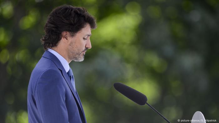 Kanada I Ottawa I COVID-19 I Premierminister Justin Trudeau hält Pressekonferenz Kanada I Ottawa I COVID-19 I Premierminister Justin Trudeau hält Pressekonferenz