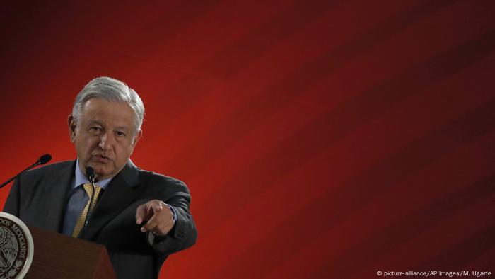 López Obrador, durante una de sus habituales ruedas de prensa matutinas.