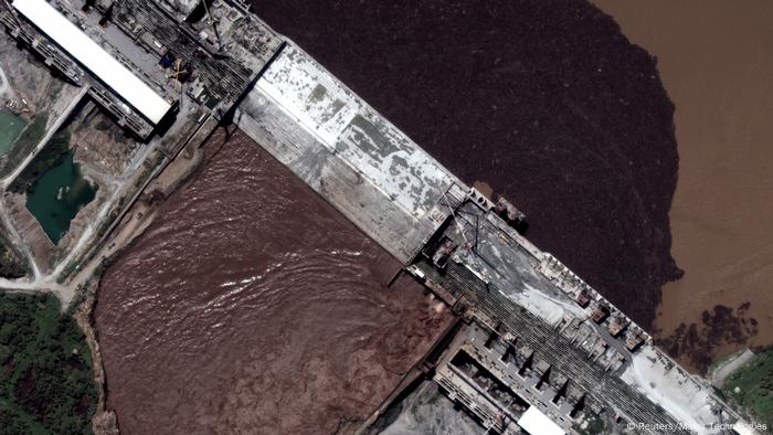 Äthiopien | Satellitenbild | Grand Ethiopian Renaissance Dam (GERD) 