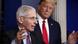 Dr. Anthony Fauci und Donald Trump bei einer Rede zur Corona-Pandemie Dr. Anthony Fauci und Donald Trump bei einer Rede zur Corona-Pandemie