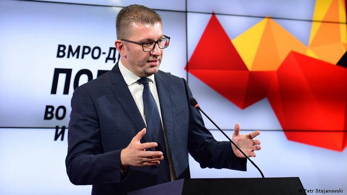 Nordmazedonien Wahlen Hristijan Mickoski VMRO-DPMNE Partei 