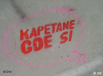 Ulice Beograda ovih dana krasi ovaj natpis: Kapetane gde si!