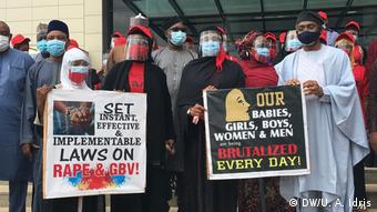 Nigeria Frauen Proteste in Abuja