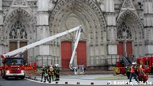 Ermittler vermuten Brandstiftung in Nantes