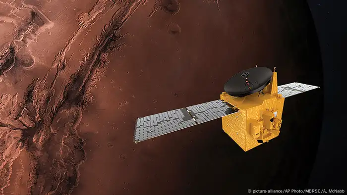 “希望号”将环绕火星飞行
