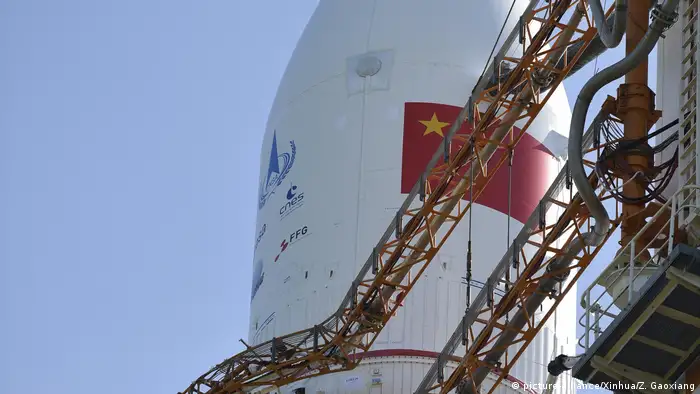 China Wenchang Space Launch Center Raketenstart Long March-5