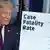 Donald Trump neben einem Schild mit Corona-Zahlen