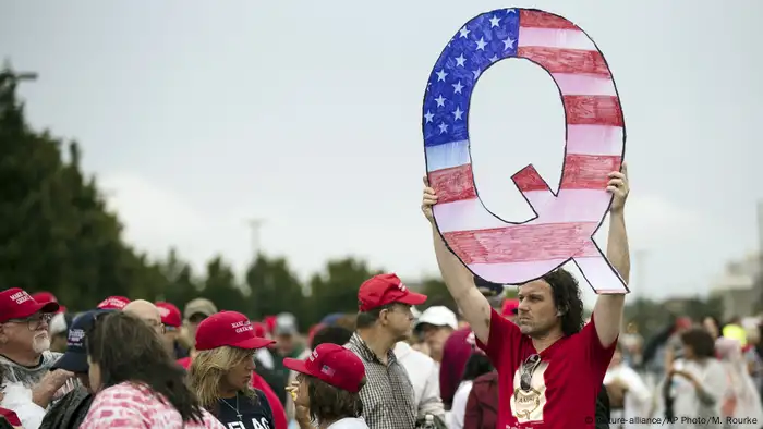 QAnon protest