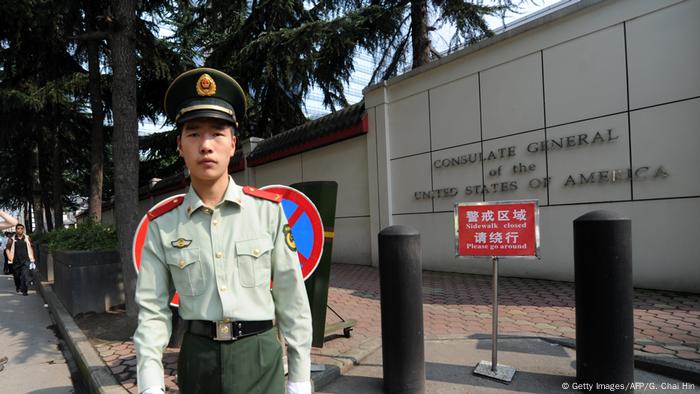 China Chengdu | US Konsulat (Getty Images/AFP/G. Chai Hin)