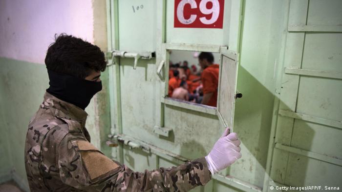 Syrien Gefängnis in Hasakeh