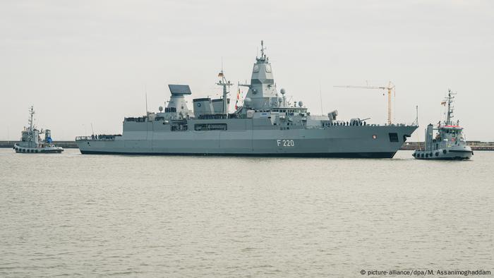 Deutschland Rückkehr der Fregatte «Hamburg»