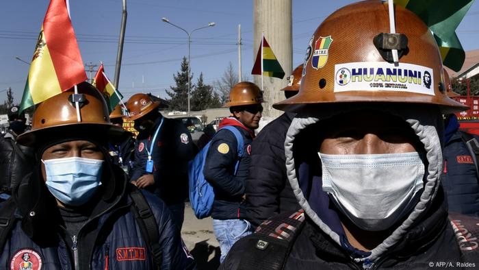 Bolivien Protest gegen Verschiebung der Wahl