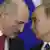 Russian President Vladimir Putin (right) and his Alexander Lukashenko