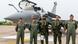 Indian air force personnel pose with new French Rafale jets Indian air force personnel pose with new French Rafale jets