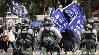 Hongkong Protest für Unabhängigkeit von China
