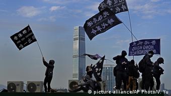 Hongkong Protest für Unabhängigkeit von China