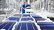 A solar power factory in Germany A solar power factory in Germany