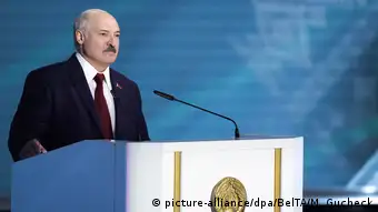 Weißrussland Minsk | Präsident Alexander Lukaschenko hält eine Rede
