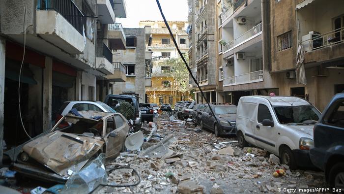 Руйнування, що спричинила ударна хвиля в Бейруті