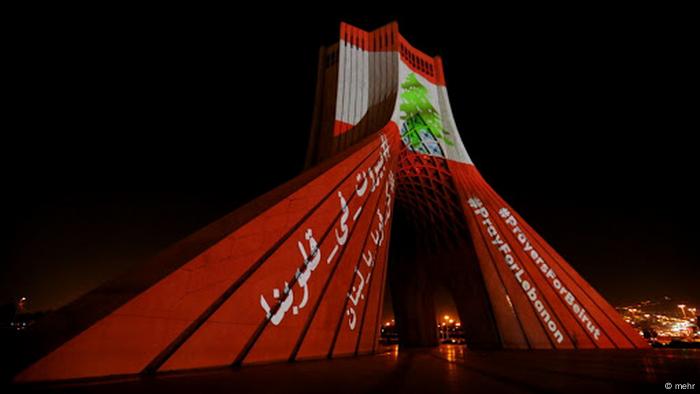 Iran Teherans Mitgefühl mit den Opfern der Explosionen in Beirut