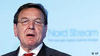 Russland Deutschland Wirtschaft Nordstream Gerhard Schröder