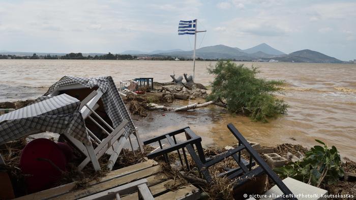 Πλημμύρες στην Εύβοια 