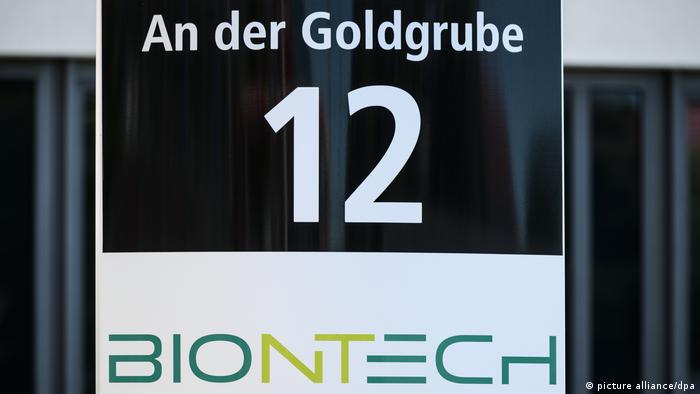 Der Firmensitz von Biontech in Mainz (Rheinland-Pfalz)