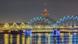 Riga skyline at night Riga skyline at night